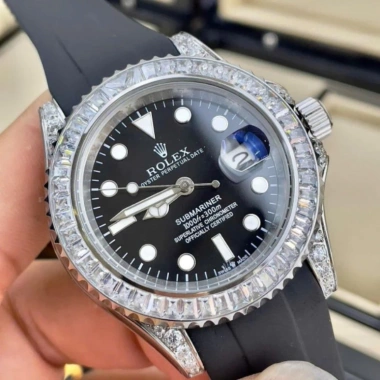 Rolex Sub Vành Đá Baguget Siêu Sáng - Tặng Hộp Đẹp, Hàng Sẵn, Giá Ưu Đãi 2.512.500₫