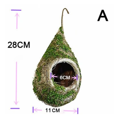 Rơm Chim Tổ Ẩn Nhà Vẹt Pug - Mài Mỏ, Mài Móng, Vuốt Chơi, Giá Ưu Đãi 341k