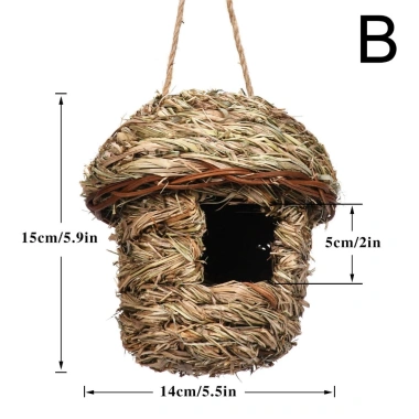 Rơm Chim Tổ Ẩn Nhà Vẹt Pug - Mài Mỏ, Mài Móng, Vuốt Chơi, Giá Ưu Đãi 341k