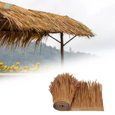 Rơm Mái Thatch 39x20in - Dễ Dùng, Đa Năng, Trang Trí Nhân Tạo Hut, Bar, Sân 9