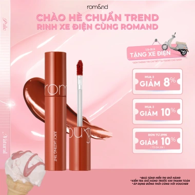 Rom&nd Son Tint Lì Hàn Quốc Juicy Lasting 5.5g Màu 10-13 - Bền Màu, Giá 229k