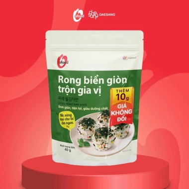 Rong Biển Ăn Liền Giòn Trộn Gia Vị Ofood Combo 2 hoặc 5 Gói Đồ Ăn Vặt Tiện Lợi Giá Ưu Đãi 46.366 VND 2 Rong Biển Ăn Liền Giòn Trộn Gia Vị Ofood Combo 2 hoặc 5 Gói Đồ Ăn Vặt Tiện Lợi Giá Ưu Đãi 46.366 VND 2