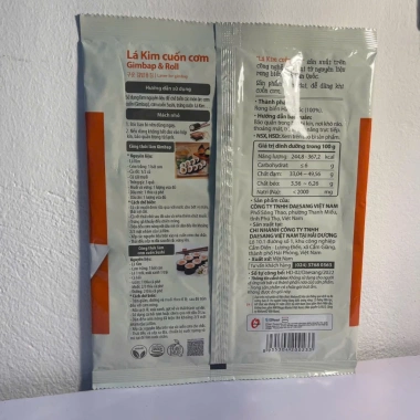 Rong Biển Cuộn Cơm O’Food Combo 2 hoặc 5 gói - Lá rong biển ăn liền chuẩn vị Hàn Quốc, giá ưu đãi 4 Rong Biển Cuộn Cơm O’Food Combo 2 hoặc 5 gói - Lá rong biển ăn liền chuẩn vị Hàn Quốc, giá ưu đãi 4