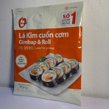 Rong Biển Cuộn Cơm O’Food Combo 2 hoặc 5 gói - Lá rong biển ăn liền chuẩn vị Hàn Quốc, giá ưu đãi 7 Rong Biển Cuộn Cơm O’Food Combo 2 hoặc 5 gói - Lá rong biển ăn liền chuẩn vị Hàn Quốc, giá ưu đãi 7