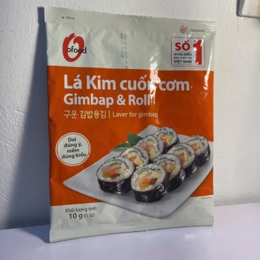 Rong Biển Cuộn Cơm O’Food Combo 2 hoặc 5 gói - Lá rong biển ăn liền chuẩn vị Hàn Quốc, giá ưu đãi 8 Rong Biển Cuộn Cơm O’Food Combo 2 hoặc 5 gói - Lá rong biển ăn liền chuẩn vị Hàn Quốc, giá ưu đãi 8