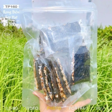 Rong Biển Kẹp Hạt Dinh Dưỡng 500gr - Giá Trị Dinh Dưỡng Cao, Giảm Giá 125k