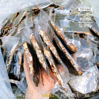 Rong Biển Kẹp Hạt Dinh Dưỡng 500gr - Giá Trị Dinh Dưỡng Cao, Giảm Giá 125k