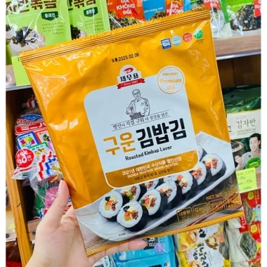 Rong Biển Kimbap Wando Hàn Quốc - 10 Lá Nướng Sẵn Dày Vừa, Không Rách, Dễ Cuộn - Giá 45.000đ