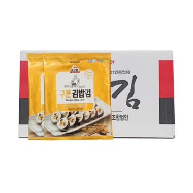 Rong Biển Kimbap Wando Hàn Quốc - 10 Lá Nướng Sẵn Dày Vừa, Không Rách, Dễ Cuộn - Giá 45.000đ
