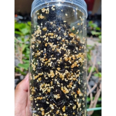 Rong biển sấy tỏi mè 250gr - Đồ ăn vặt lành mạnh, ăn trực tiếp hoặc kèm cơm, giá ưu đãi 85.000 2 Rong biển sấy tỏi mè 250gr - Đồ ăn vặt lành mạnh, ăn trực tiếp hoặc kèm cơm, giá ưu đãi 85.000 2