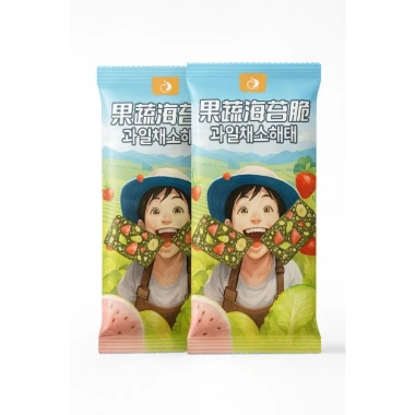 Rong biển trái cây sấy 36gr/10 gói - Snack giòn thơm, siêu healthy, thích cho trẻ con & người lớn, giảm còn 61.200₫