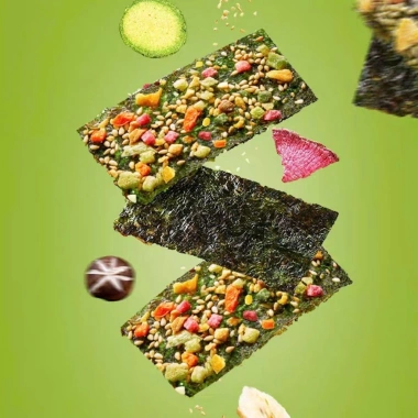 Rong biển trái cây sấy 36gr/10 gói - Snack giòn thơm, siêu healthy, thích cho trẻ con & người lớn, giảm còn 61.200₫ 2 Rong biển trái cây sấy 36gr/10 gói - Snack giòn thơm, siêu healthy, thích cho trẻ con & người lớn, giảm còn 61.200₫ 2