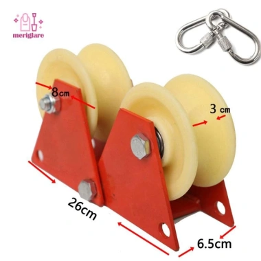 Ròng rọc thu hồi dây bảo vệ bánh xe, giảm ma sát – Dây kéo an toàn cho máy móc 4