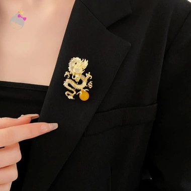 Rồng Trung Quốc Thổ Cẩm Pin Nữ Đầm Dự Tiệc, Trang Sức Cung Hoàng Đạo, Bay Rồng 7 Rồng Trung Quốc Thổ Cẩm Pin Nữ Đầm Dự Tiệc, Trang Sức Cung Hoàng Đạo, Bay Rồng 7
