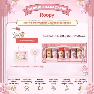 ROOPY Hộp Quà Tặng Kem Tay Nữ Sanrio Hello Kitty My Melody - Gấu Bơ - Giảm 22%