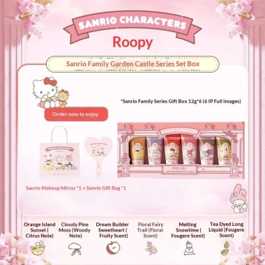 ROOPY Hộp Quà Tặng Kem Tay Nữ Sanrio Hello Kitty My Melody - Gấu Bơ - Giảm 22%