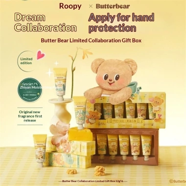 Roopy Runpei Bơ Gấu Tay Kem Thơ Series - Hộp Quà Tặng Dưỡng Ẩm, Hương Thơm Lâu Dài, Chống Chapped - Giá 241.967 VND 7