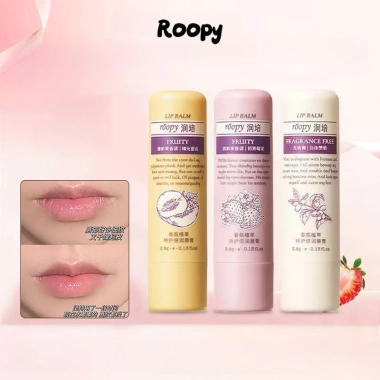 Roopy Son Dưỡng Môi Hương Thơm Thực Vật - Dưỡng ẩm, cải thiện môi khô, chiết xuất thiên nhiên, giảm giá 151.800₫