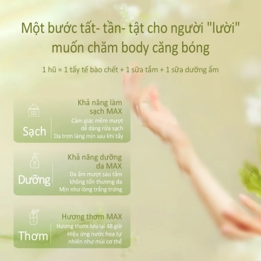 Roopy Tẩy Da Chết AHA 3 trong 1 150ml - Sữa Tắm Dưỡng Thể Tẩy Tế Bào, Quà Tặng