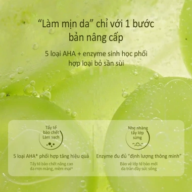 Roopy Tẩy Da Chết AHA 3 trong 1 150ml - Sữa Tắm Dưỡng Thể Tẩy Tế Bào, Quà Tặng