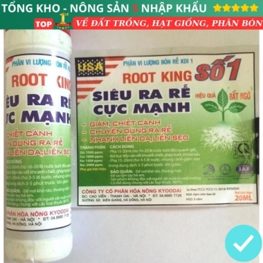 Root King 10 Lọ Siêu Kích Rễ Kích Mầm – Diệt Nấm Sâu Bệnh, Kích Thúc Rễ, Dễ Dùng, 30,000₫ Root King 10 Lọ Siêu Kích Rễ Kích Mầm – Diệt Nấm Sâu Bệnh, Kích Thúc Rễ, Dễ Dùng, 30,000₫