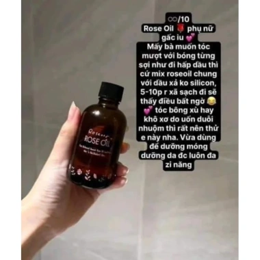 ROSE OIL Dưỡng Tóc Căng Bóng, Tái Tạo - Giảm Giá Đặc Biệt 143.244 VND 2