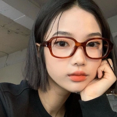 Roselife Kính Mát Gọng Chữ Nhật Hẹp Màu Nâu Hàn Quốc Thời Trang Lái Xe Du Lịch Nam Nữ 17.928 VND 4
