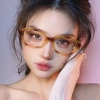 Roselife Kính Mát Gọng Chữ Nhật Hẹp Màu Nâu Hàn Quốc Thời Trang Lái Xe Du Lịch Nam Nữ 17.928 VND 5