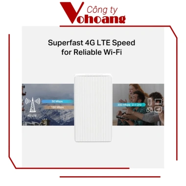 Router 4G LTE 300Mbps Mercusys MB112-4G chuẩn N, kết nối 32 thiết bị, giảm còn 793.000₫ 4