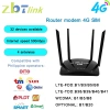 Router Zbtlink Phát WiFi 500Mbps 2.4G/4G SIM Slot 2 Ăng-ten Kết nối ổn định 200k 3