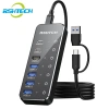 RSHTECH ST07C Hub USB 7 trong 1 3.2A Type C cho MacBook 2 Cổng USB Giá ưu đãi 594.000
