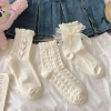 RU 1 Đôi Tất Gothic Nơ Giữa Ống Preppy - Phong Cách Công Chúa JK Dạo Phố, Giá 39.744₫ 3