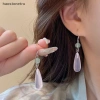 Ru Đơn Giản Sen Mặt Dây Chuyền Tai Móc Handmade - Phong Cách Cổ Đại Trung Quốc Thanh Lịch 13