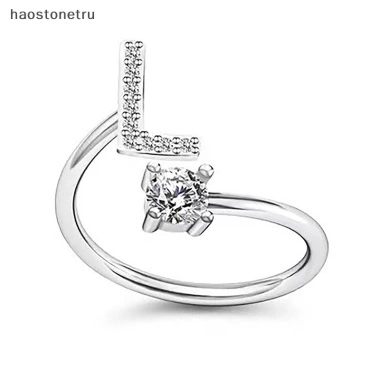 Ru Nhẫn Hở 26 Chữ Cái Đính Đá Lấp Lánh Điều Chỉnh Đa Năng Cho Nữ Giá 40.150₫ 11