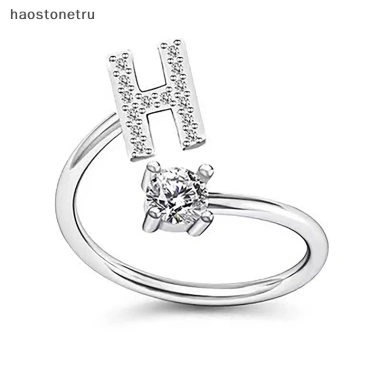 Ru Nhẫn Hở 26 Chữ Cái Đính Đá Lấp Lánh Điều Chỉnh Đa Năng Cho Nữ Giá 40.150₫ 14