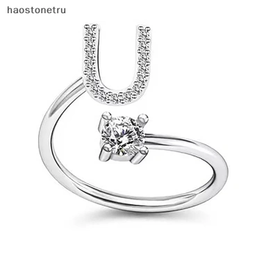 Ru Nhẫn Hở 26 Chữ Cái Đính Đá Lấp Lánh Điều Chỉnh Đa Năng Cho Nữ Giá 40.150₫ 22