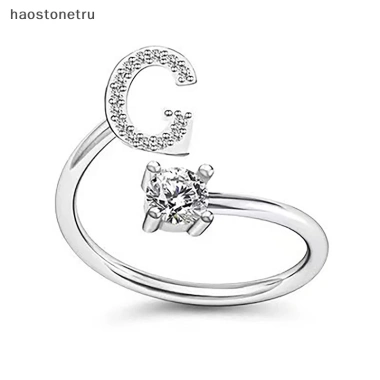 Ru Nhẫn Hở 26 Chữ Cái Đính Đá Lấp Lánh Điều Chỉnh Đa Năng Cho Nữ Giá 40.150₫ 29