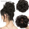 Ru Tóc Tổng Hợp Bun Tóc Giả Nữ Đuôi Ngựa, Tóc Nối Dài Scrunchie Co Giãn Thịt Viên - Giá Ưu Đãi 45.468 VND