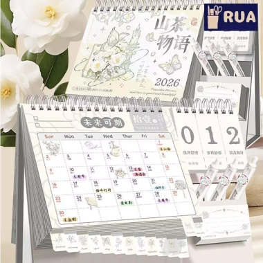 RUA 2.026 Lịch Để Bàn Đa Năng - Sáng Tạo, Đếm Ngược, Sổ Tay Lập Kế Hoạch Hàng Ngày - Giá Ưu Đãi 97.740₫ 3