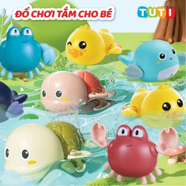 Rùa Cua Cá Vịt Đồ Chơi Tắm Bé Đồ Chơi Trong Nước Thả Bồn Tắm Giá 19.000 VNĐ