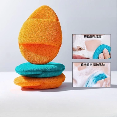 Rửa Mặt Puff Cực Lớn Dày - Làm Sạch Sâu, Mềm Mại, Găng Tay Bọt Biển, 59.950 VND