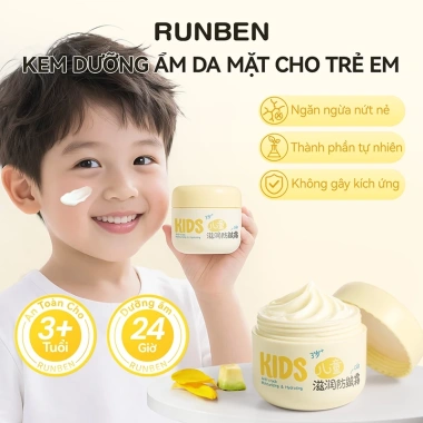 RUNBEN 3 Kem dưỡng ẩm 75g – Chống nứt, bảo vệ da trẻ em, giá 259.600₫