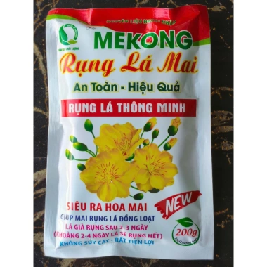 Rụng Lá Mai Gói 200g Mê Kông - Không Suy Cây, Tạo Nụ Đồng Loạt, Nhiều Hoa Đẹp