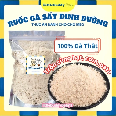 Ruốc gà sấy khô 500g Thịt sấy vụn mix hạt cơm pate cho chó mèo 41.000 VND