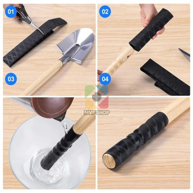 Ruốc Nhiệt Bida 33cm - Chống Trơn Trượt, Bọc Chuôi và Quấn Cơ, Giá 49k 5