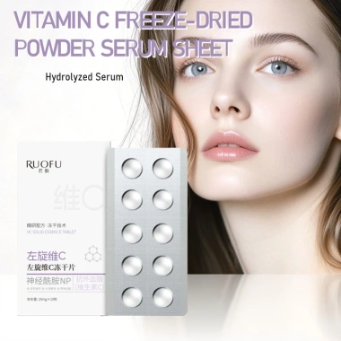 RUOFU Vitamin C Bột Đông Khô - Tinh Chất Rắn Dưỡng Ẩm Serum Sheet, Giá chỉ 54.908₫