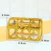 Rương Vàng Đựng Socola Tết - Hộp Quà Tặng Trang Trí Bánh Kem, Thần Tài, Giá 10.450 VND 3