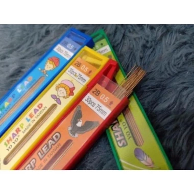 Ruột bút chì bấm Yoyo, UNi, Monami - Ngòi vàng 0.5mm & 0.7mm, chỉ 6.000đ 3