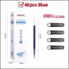 Ruột bút gel Deli 0.5mm cho bút bi nước A575 – lâu hết mực, không gai, ngòi trơn tru, giảm giá 22% 9
