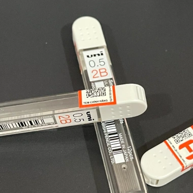 Ruột chì Uni 2B ngòi 0.5mm - Độ bám mịn, giá chỉ 18.000đ, giảm sâu 2
